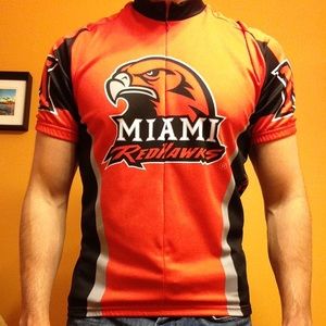 Miami University (Ohio) Redhawks bike jersey shirt